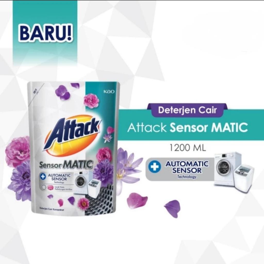 Jual Attack Sensor Matic Liquid 1200 Ml Anti Kuman Bau | Shopee Indonesia