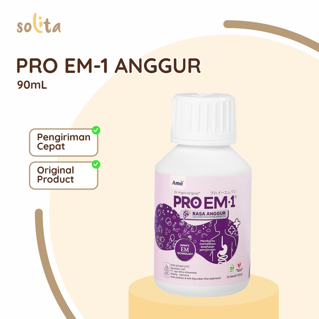 Jual PRO EM1 90ml | Suplemen Probiotik I Original 100% | Shopee Indonesia