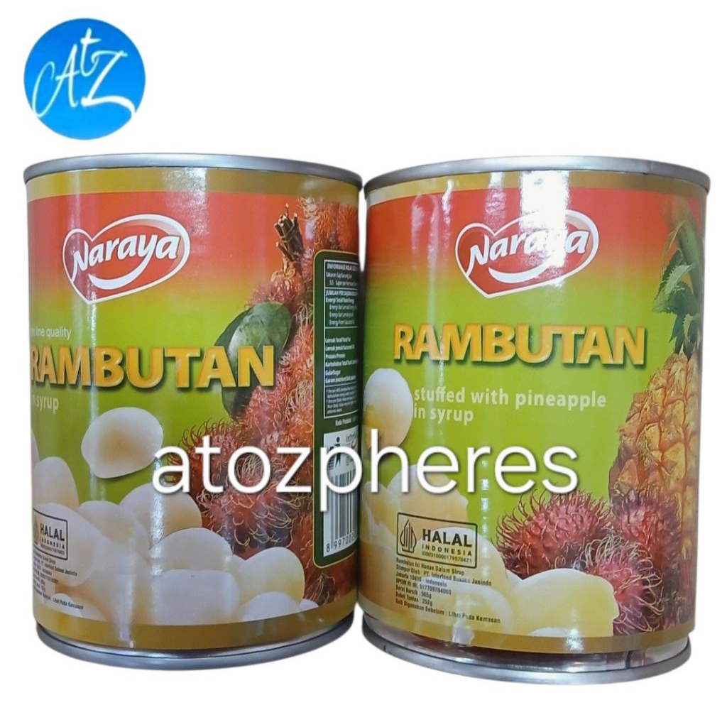 Jual Buah rambutan / isi nenas nanas dalam sirup halal MUI Naraya ...