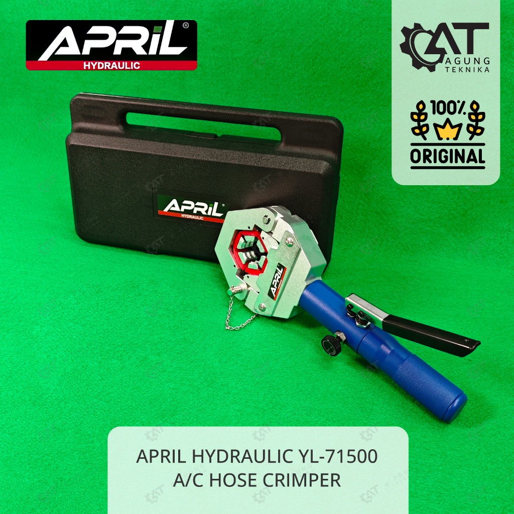 Jual APRIL HYDRAULIC A/C Hose Crimper YL-71500 Alat Tang Crimper Selang ...