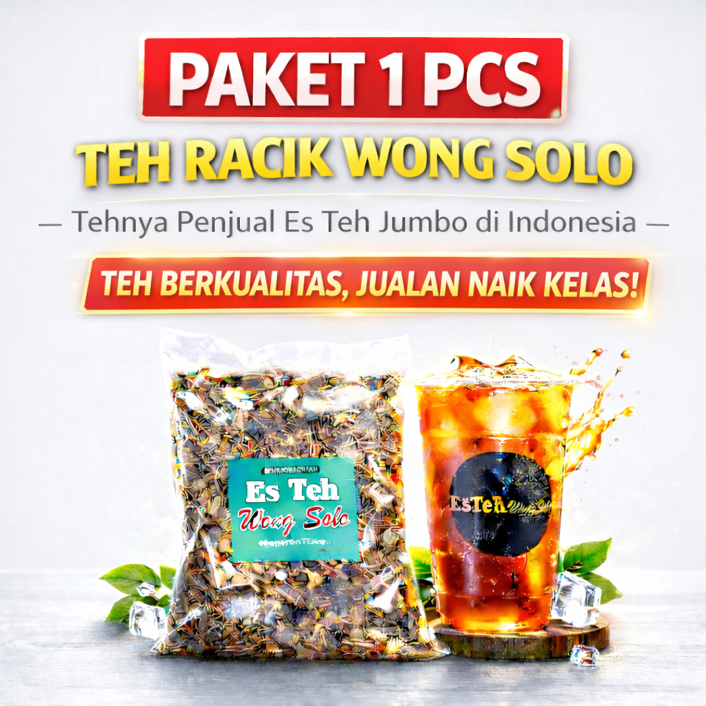 Jual Teh Racik Wong Solo (1 PAKET) TEH RACIK ASLI SOLO 100gr (Teh Khas ...