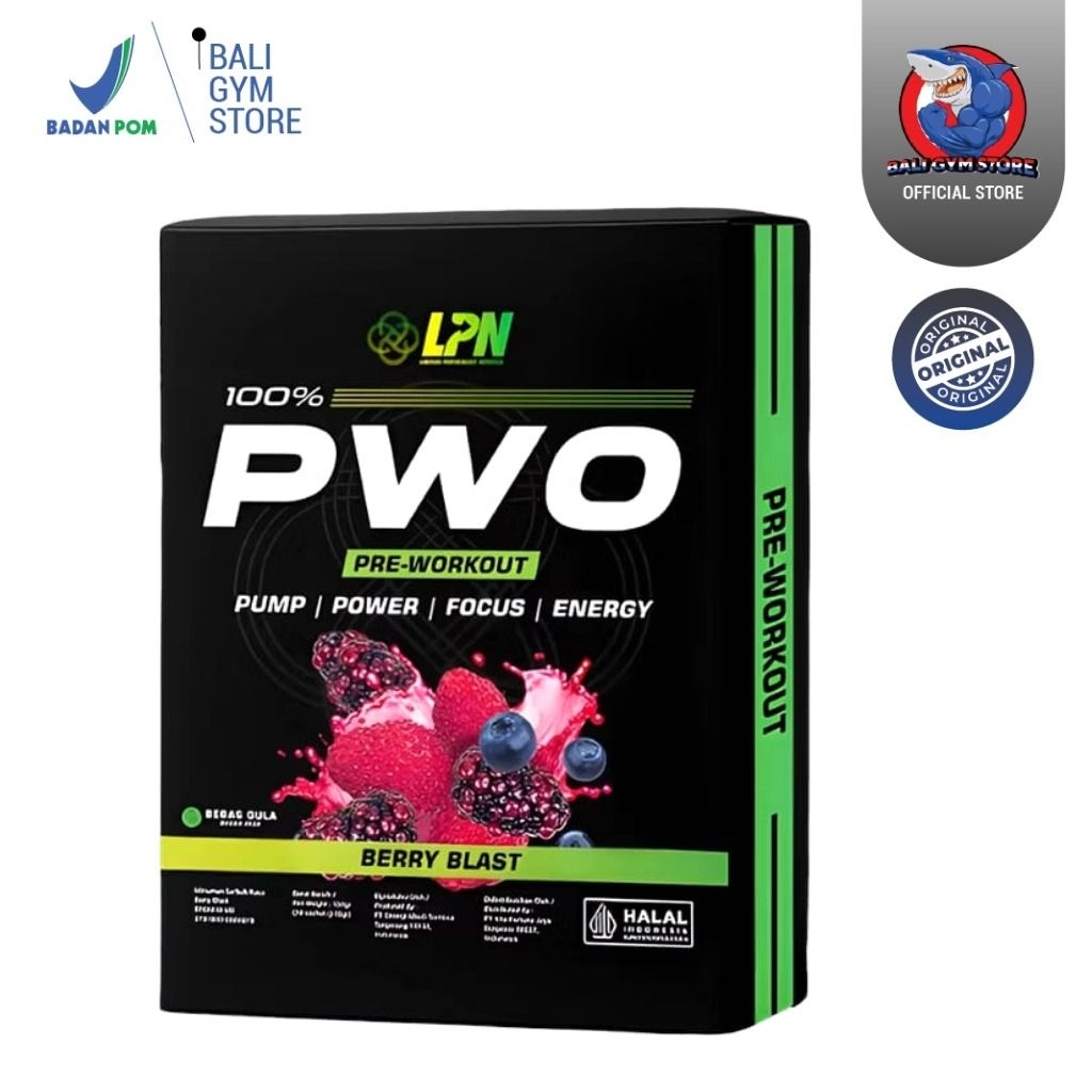 Jual LPN PWO Premium Preworkout - 1 Box (isi 10 sachet) | Shopee Indonesia