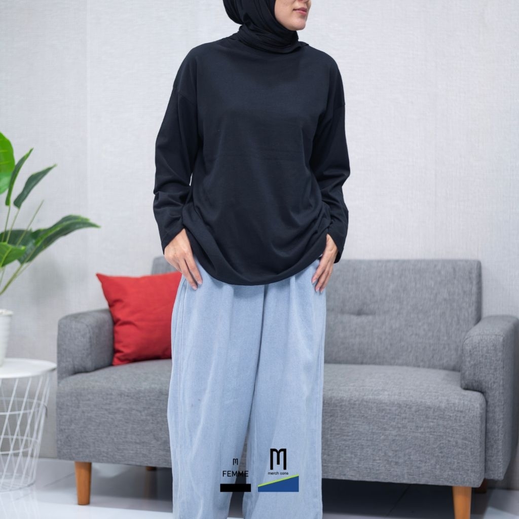 Jual Merchcons Femme Oversized Longsleeves | Shopee Indonesia