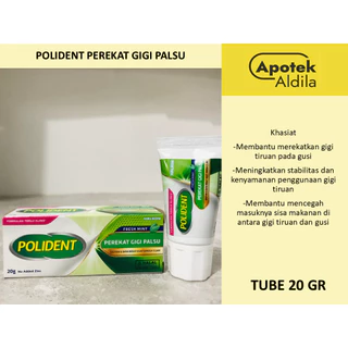POLIDENT DENTURE ADHESIVE CREAM 20 G HALEON INDONESIA