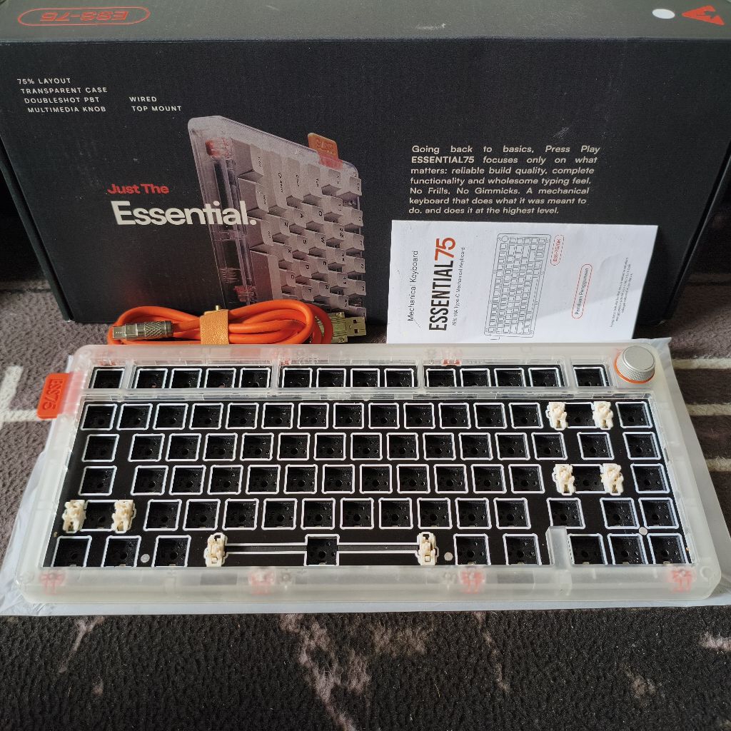 Jual Pressplay Essential75 Hotswappable Mechanical Keyboard | Shopee ...