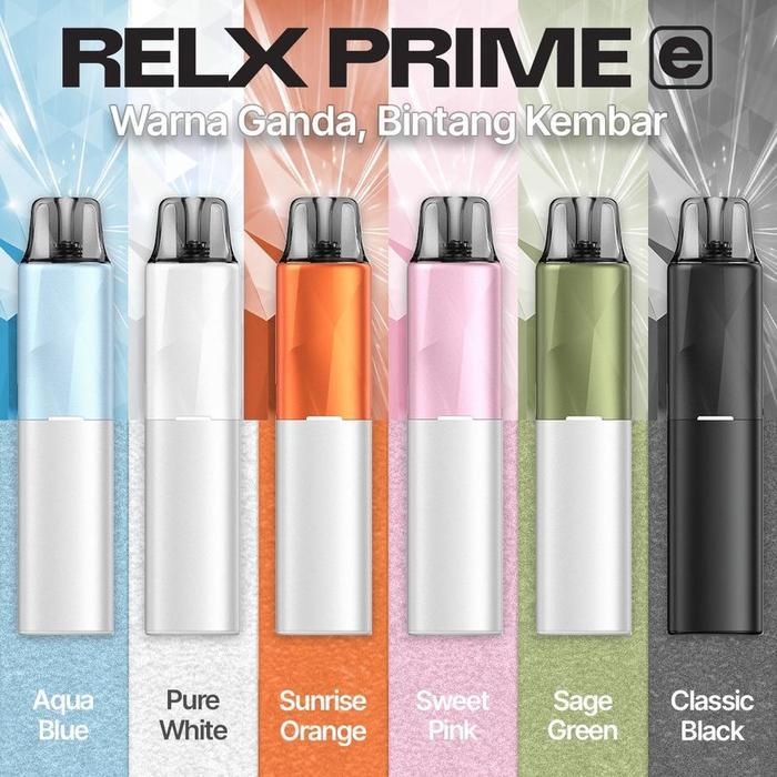 Jual BUNDLING RELX PRIME E POD KIT WITH RELX 15ML BY RELX | Shopee ...