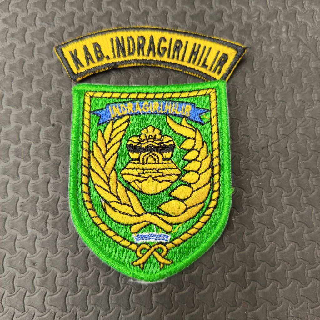 Jual Logo Bordir Kabupaten Indragiri Hilir / Logo Kabupaten Indragiri ...