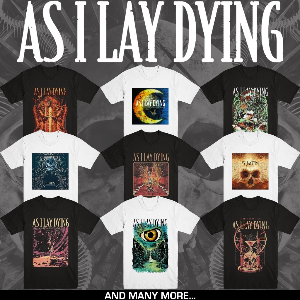 Jual AS I LAY DYING | T-SHIRT BAND | METALCORE | MERCHANDISE | Shopee ...