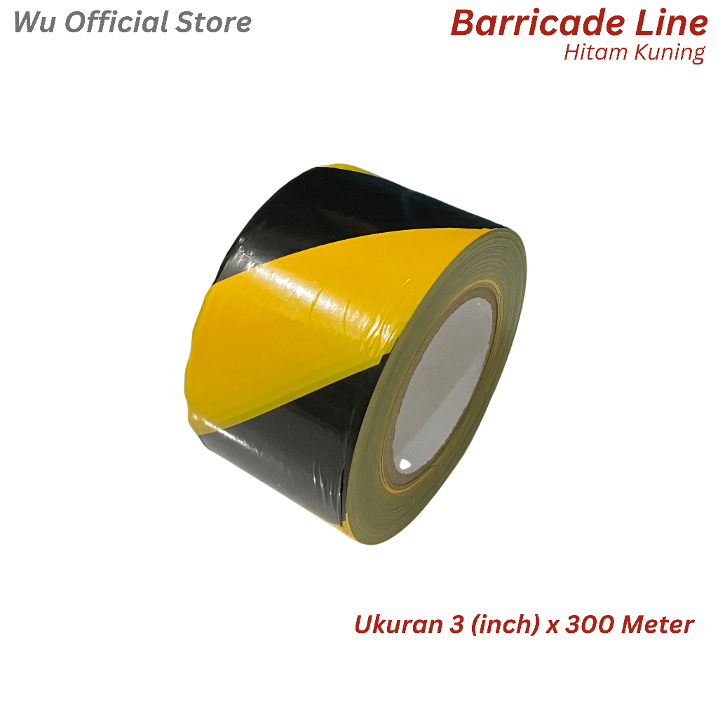 Jual Police Line Kuning Hitam / Police Line Merah Putih Garis Polisi 3 ...