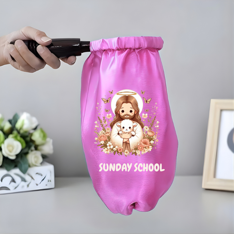 Kantong Persembahan Kolekte Anak Sekolah Minggu Custom 3