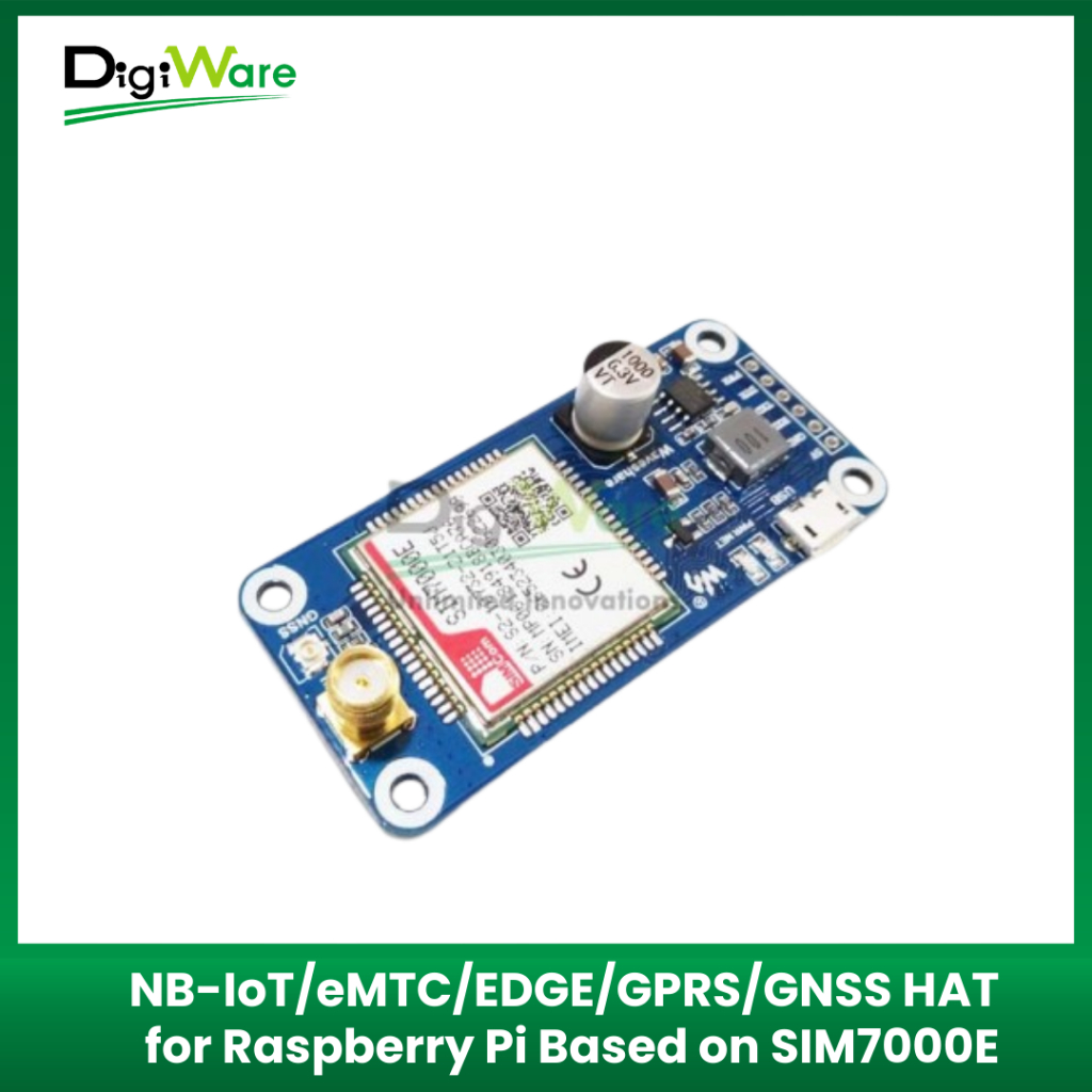 Jual NB-IoT eMTC EDGE GPRS GNSS HAT for Raspberry Pi Based on SIM7000E ...