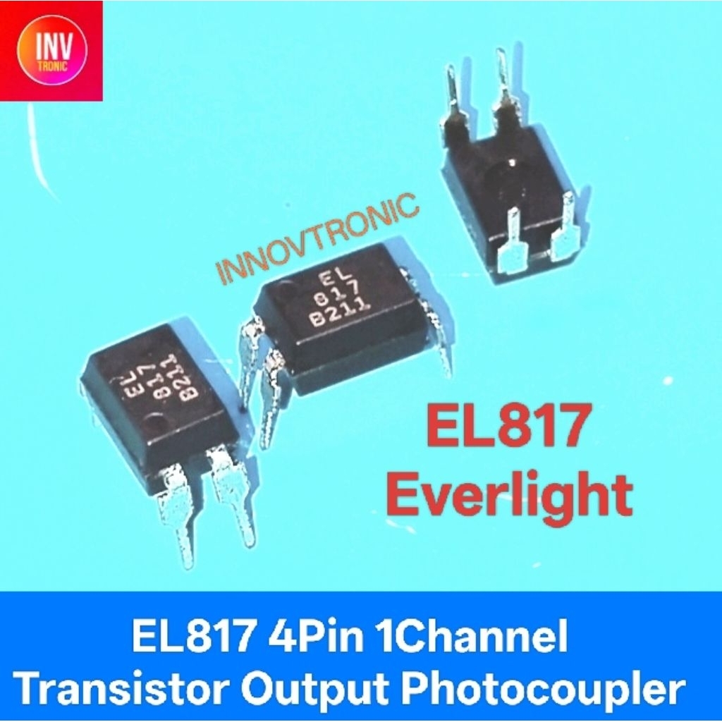 Jual EL817 EL 817 Everlight DIP 4Pin 1 Channel Transistor Output Photo ...