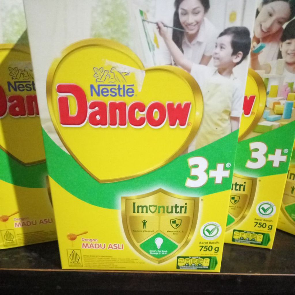 Jual Dancow 3+ Rasa Vanilla Madu dan Cokelat 750g | Shopee Indonesia