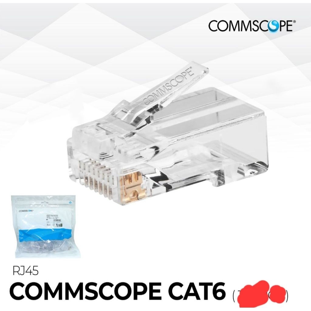 Jual konektor rj45 commscope amp connector rj45 commscope amp | Shopee ...