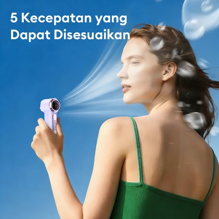 Jual Kipas Angin Genggam Mini Turbin Digital Murah