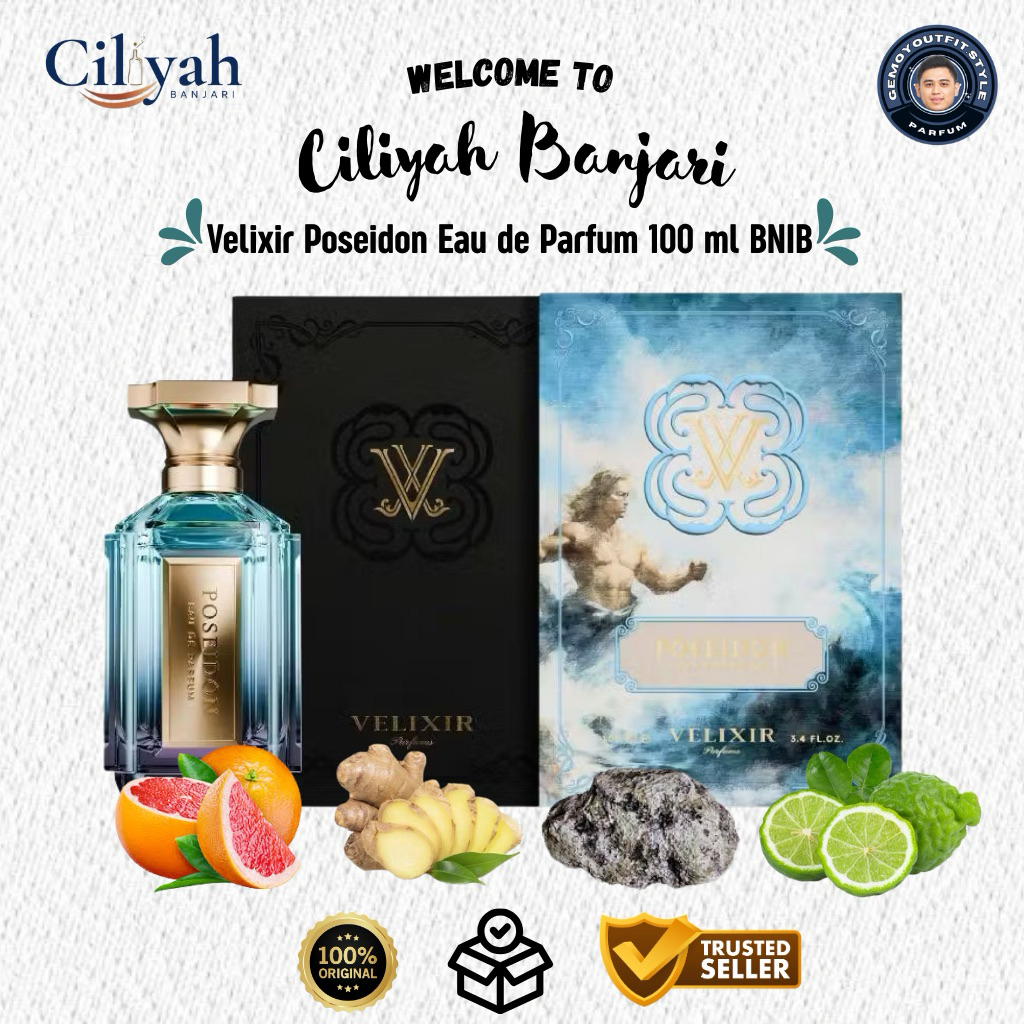Jual Velixir Poseidon 100ML Eau de Parfum for Unisex | Shopee Indonesia