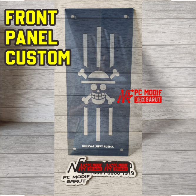 Jual FRONT PANEL CASING PC CUSTOM LOGO BERLUBANG | Shopee Indonesia