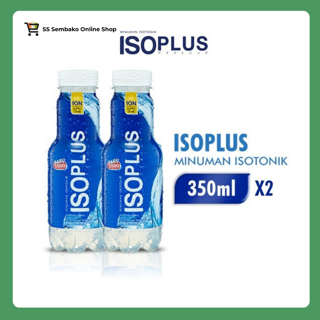 Jual [SS ONLINE 100% ORI PAK] ISOPLUS ORIGINAL & COCO 350ML PAK ISI 12 ...
