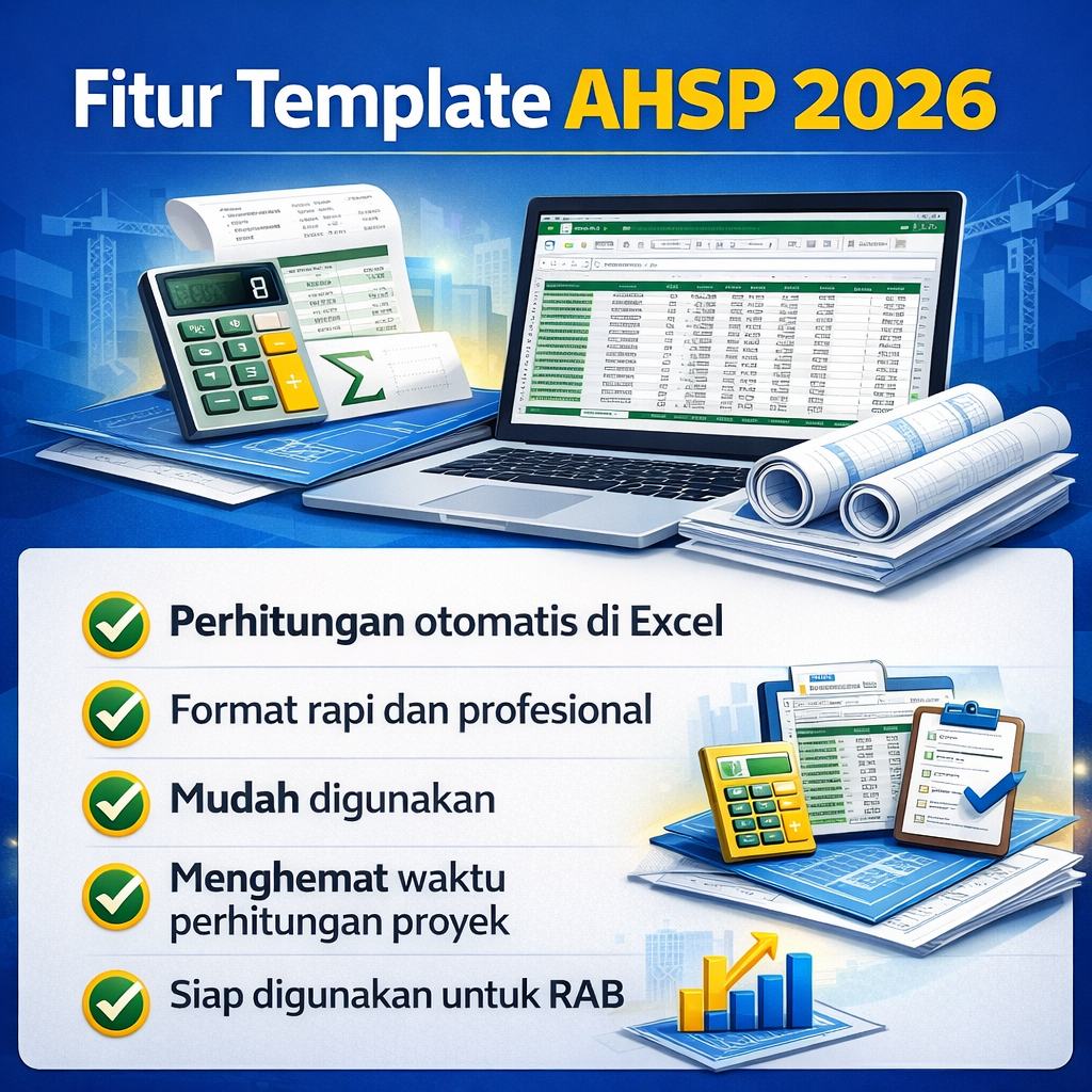 Jual AHSP 2026 Format Excel Siap Pakai | Analisa Harga Satuan Pekerjaan ...
