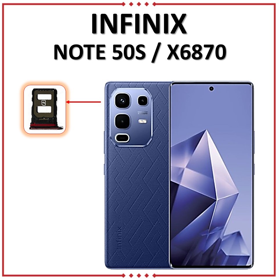 Jual SIMLOCK SIMTRAY INFINIX NOTE 50S / X6870 SIMCARD TEMPAT KARTU ...