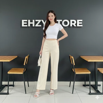 Celana Kulot Scuba Celana Kulot Scuba Celana Kulot Wanita Kulot Wanita Ehzy Store