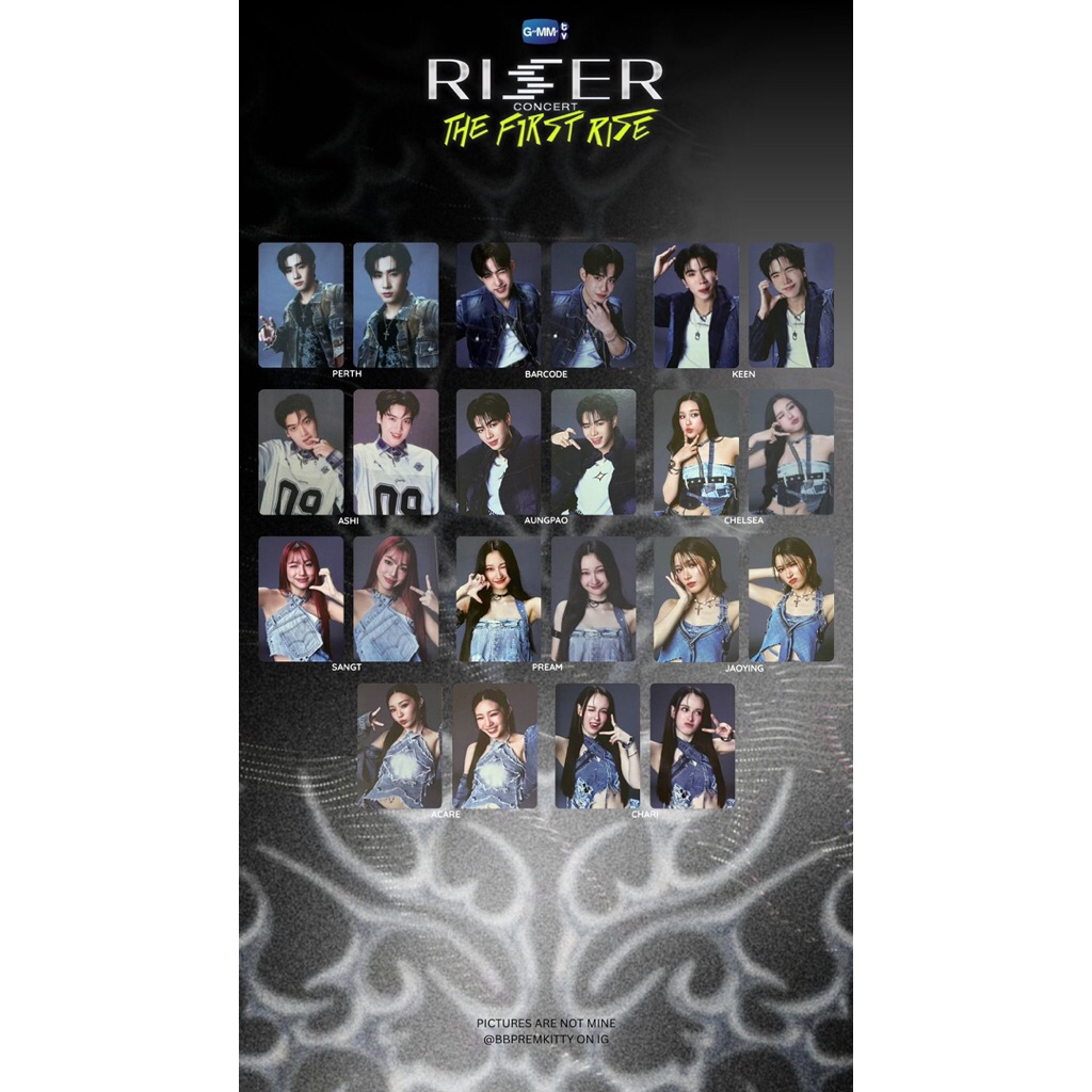 Jual [READY] GMMTV COLLECTIBLE CARDS RISER CONCERT THE FIRST RISE ...