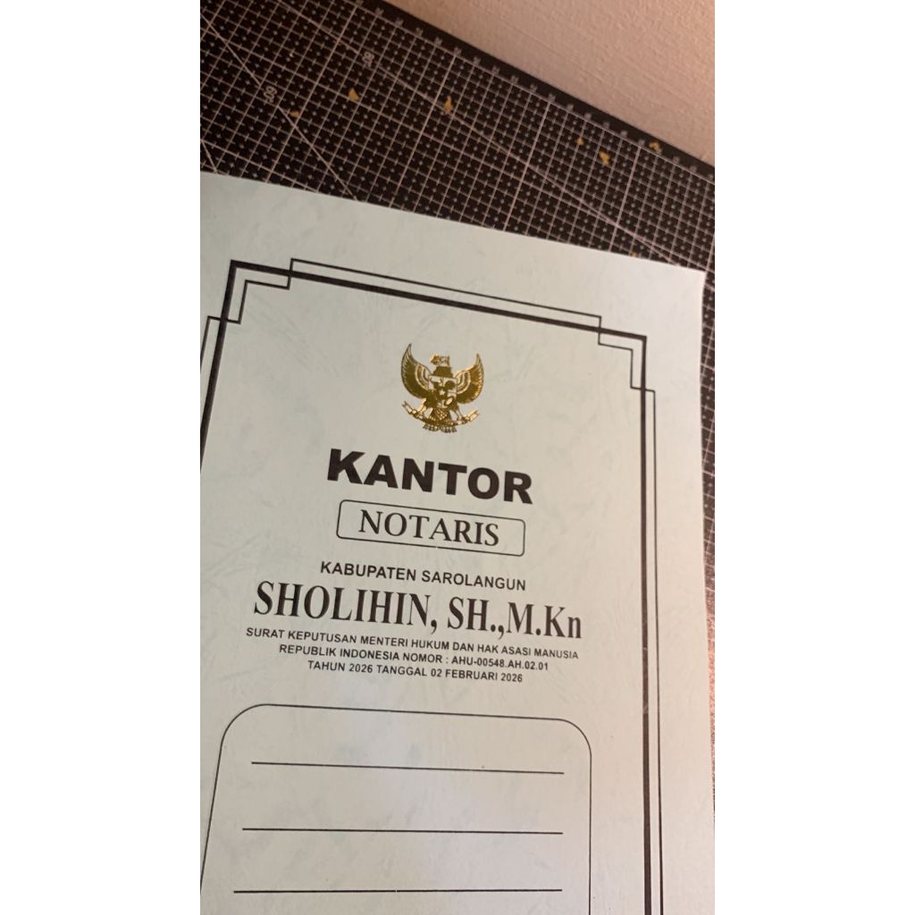 Jual PROMO MAP NOTARIS / PPAT GARUDA EMBOS EMAS MENGKILAT | Shopee ...