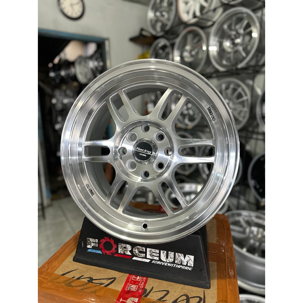 Jual velg mobil enkei rpf r15 full polish pcd 4x100/114 lebar 6,5 ...