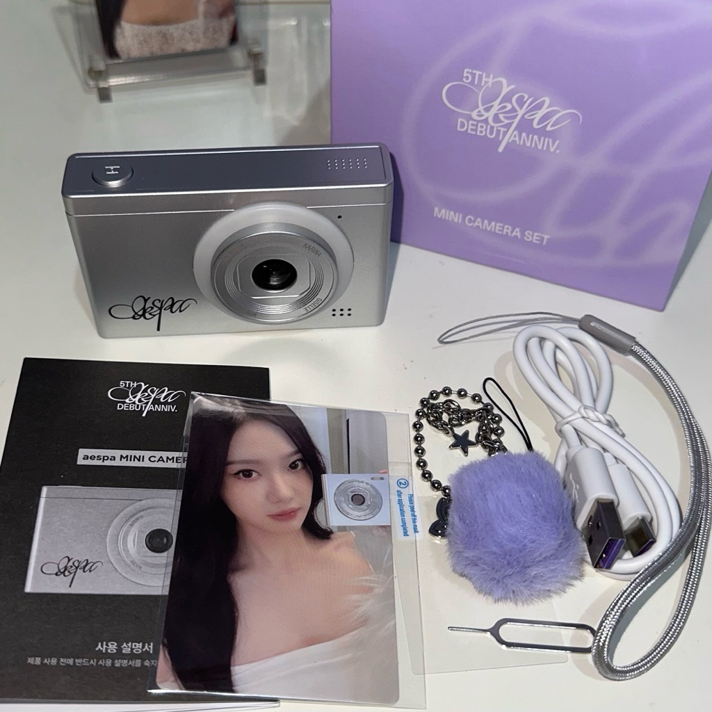 Jual Official Mini Camera Aespa Set Ningning 5th Aespa Desbut