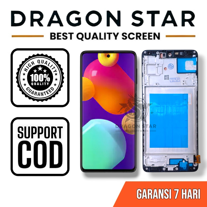 Jual [ORIGINAL] LCD SAMSUNG M625 (GALAXY M62) +FRAME LAYAR LCD FULLSET ...