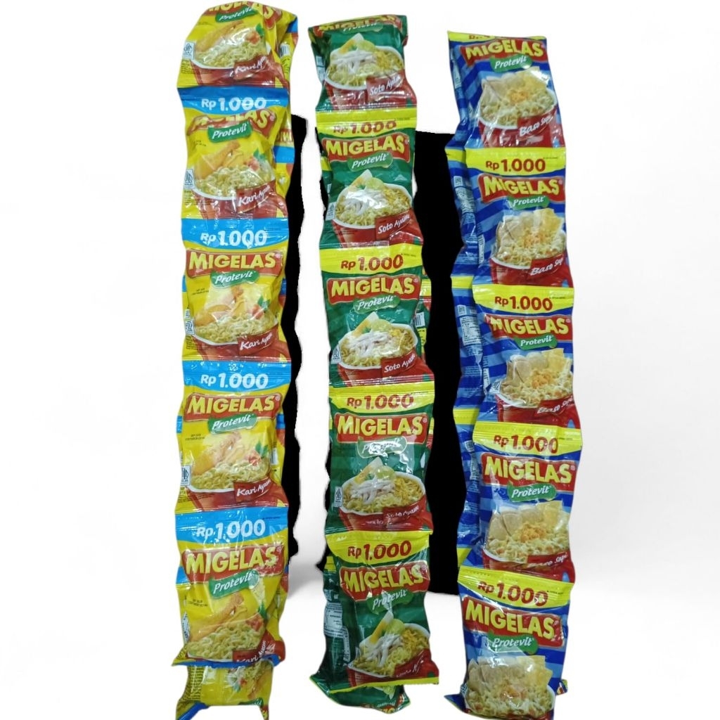 Jual Mie Gelas All Varian Rasa 1 Renceng Isi 10 Sachet Migelas Protevit ...