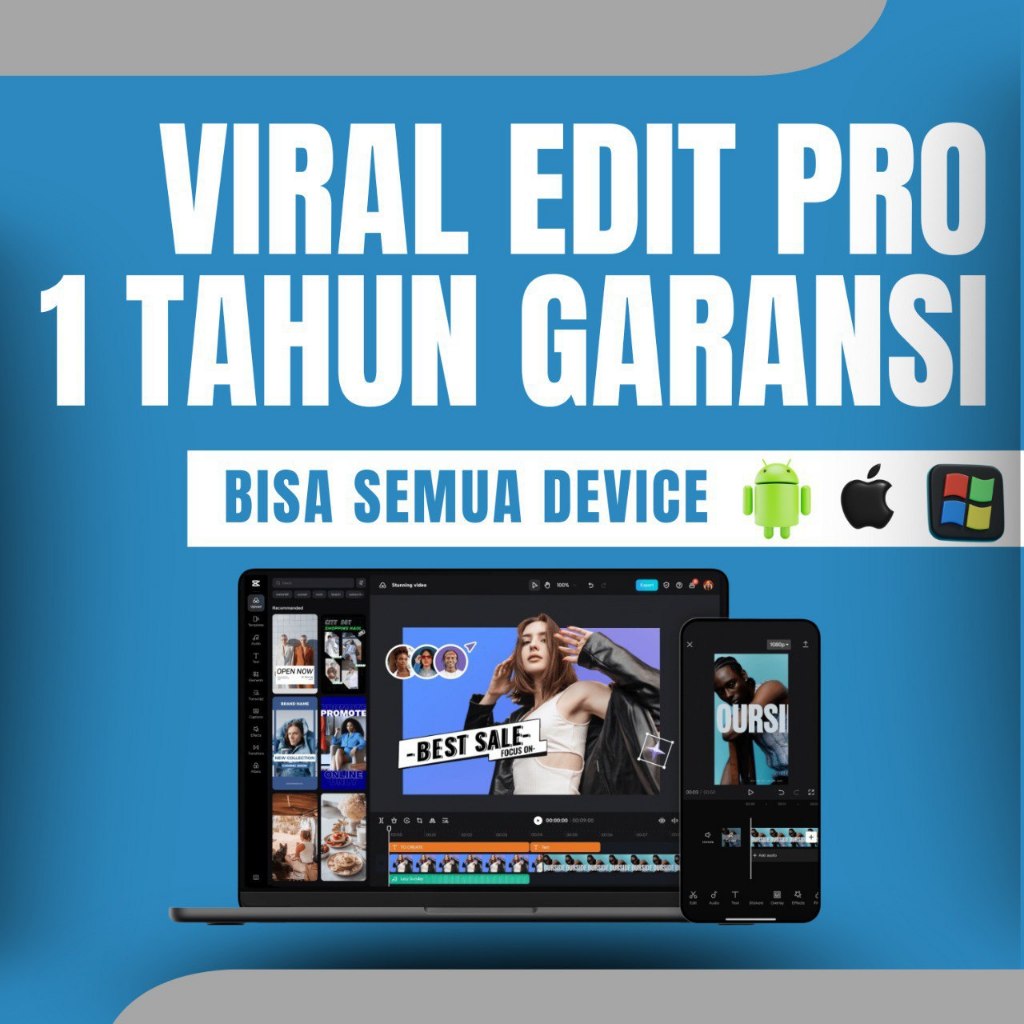 Jual Capcut Full Pack Siap Pakai Edit Pro Template Video Editing ...