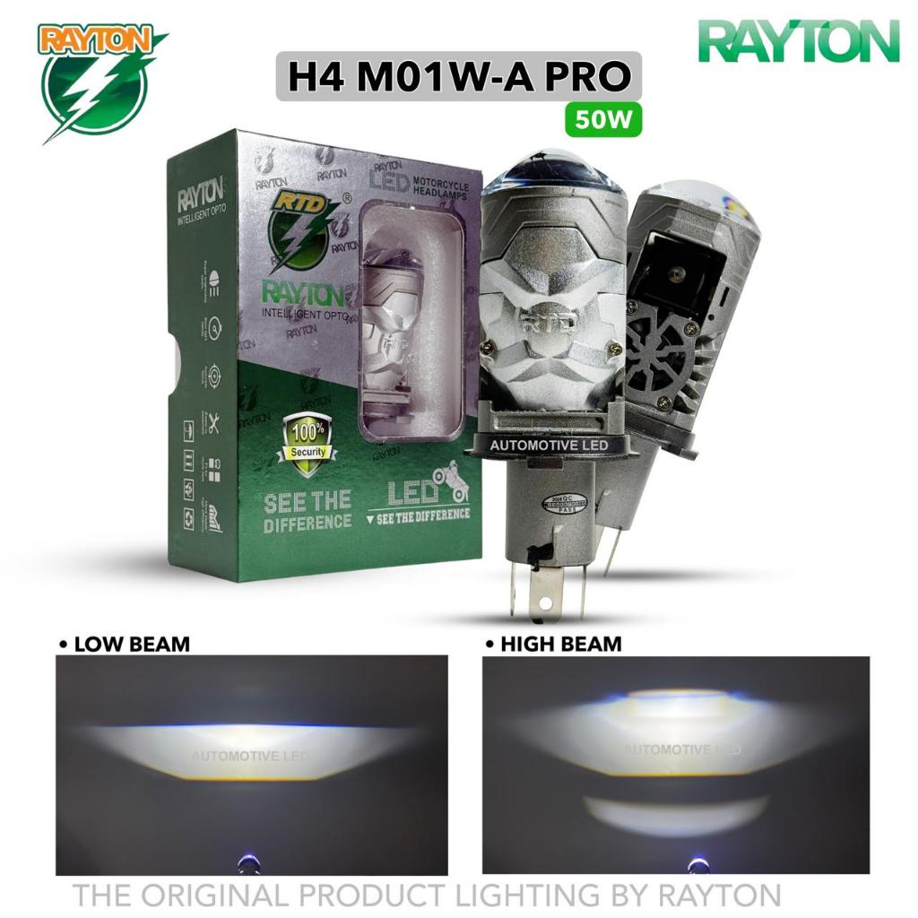Jual RAYTON - ORIGINAL MINI LED PROJECTOR H4 M01W PRO MAX RTD RAYTON ...