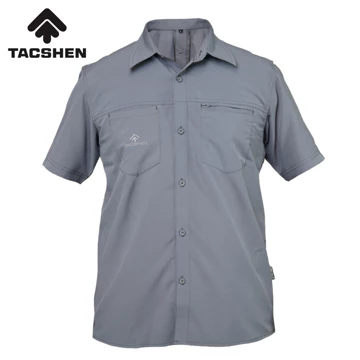 TACSHEN Kemeja Lengan Pendek Pria Tactical TEXAS