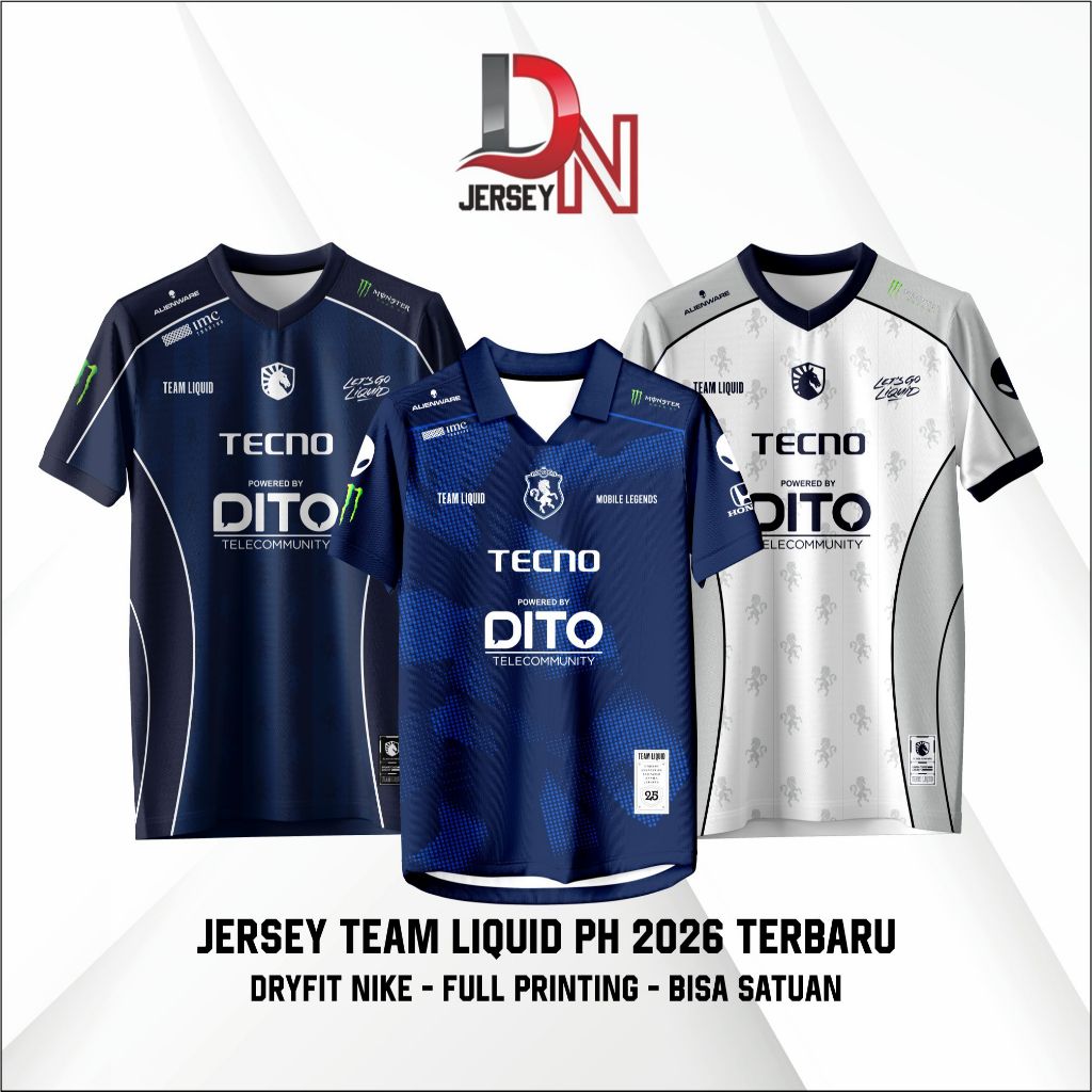 Jual Jersey Baju TLPH Team Liquid PH Special M7 Mobile Legends 2026 ...