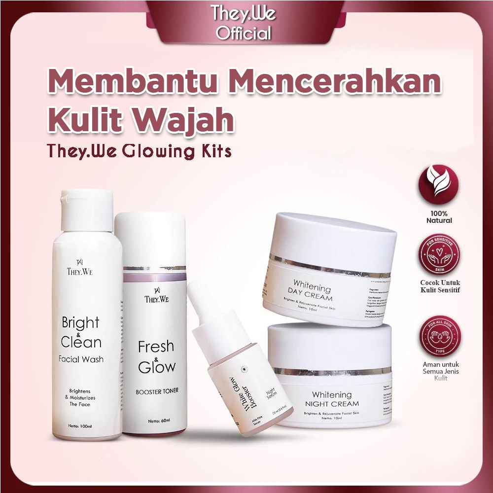 They.We - Paket Whitening Skincare Glowing BPOM