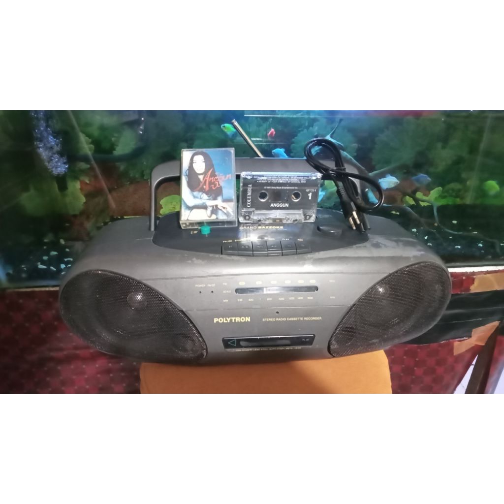 Jual radio tape mini compo merk polytron grand BAZZOKE PSC 612-C bonus ...