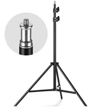 LUXE Tripod 2 1 Meter Light Stand Tripod Universal 2 Meter Multifungsi Tanpa Holder HP