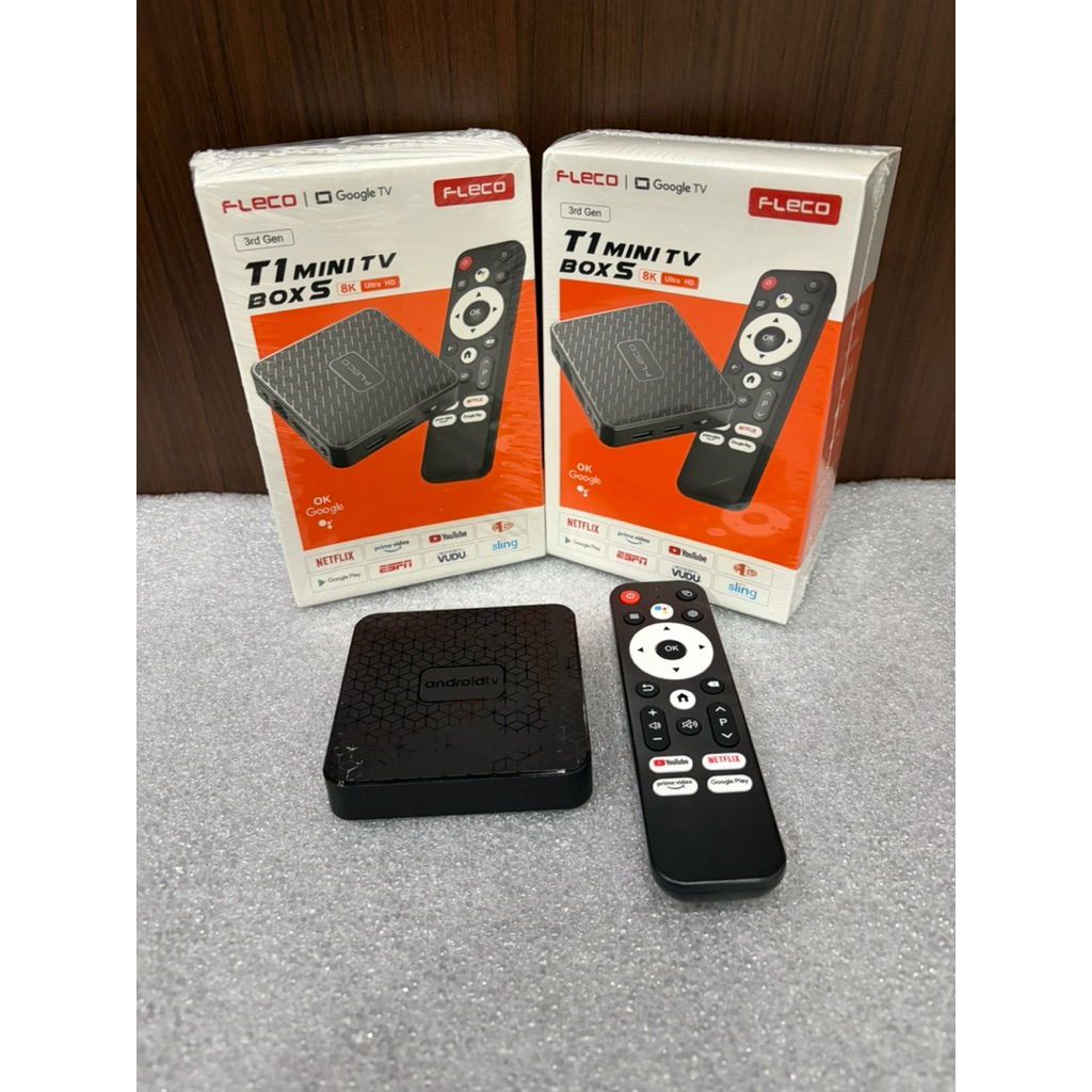 Jual Android TV box Fleco T1 mini 8k 2GB 16GB streaming box T1 mini ...