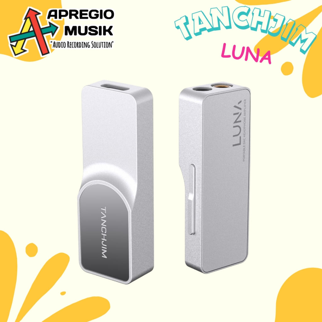 Audio Professionnel Portable TANCHJIM Luna - DAC/AMP Portable Haut De Gamme Double CS43198 - Sorties 3.5mm & 4.4mm Balancé - Édition Limitée Épée Argentée Amplificateur Casque