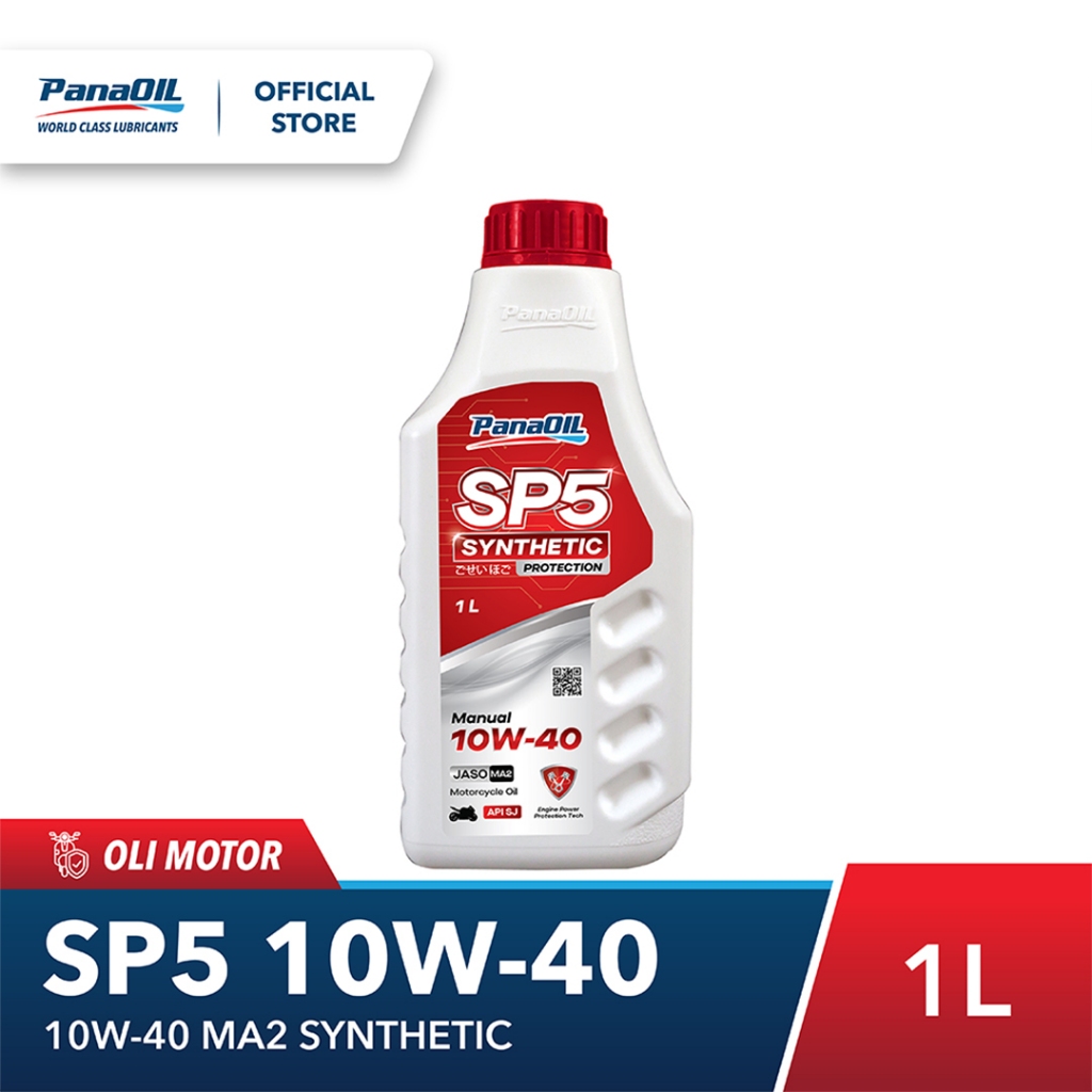 Jual Oli Motor Panaoil SP5 Synthetic Manual 10W-40 API SJ JASO MA2 1L ...