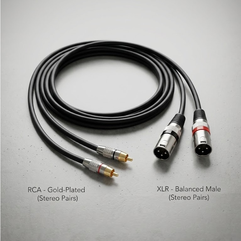 Jual Kabel RCA to XLR Male 2 Jalur – Kabel Audio Mixer ke Amplifier ...