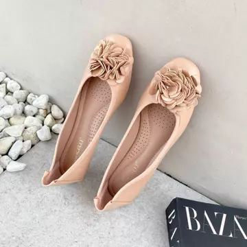 Simoncelli Flatshoes Wanita Sepatu Wanita Sepatu Kerja Wanita Sepatu Pesta Sepatu Hitam Sepatu