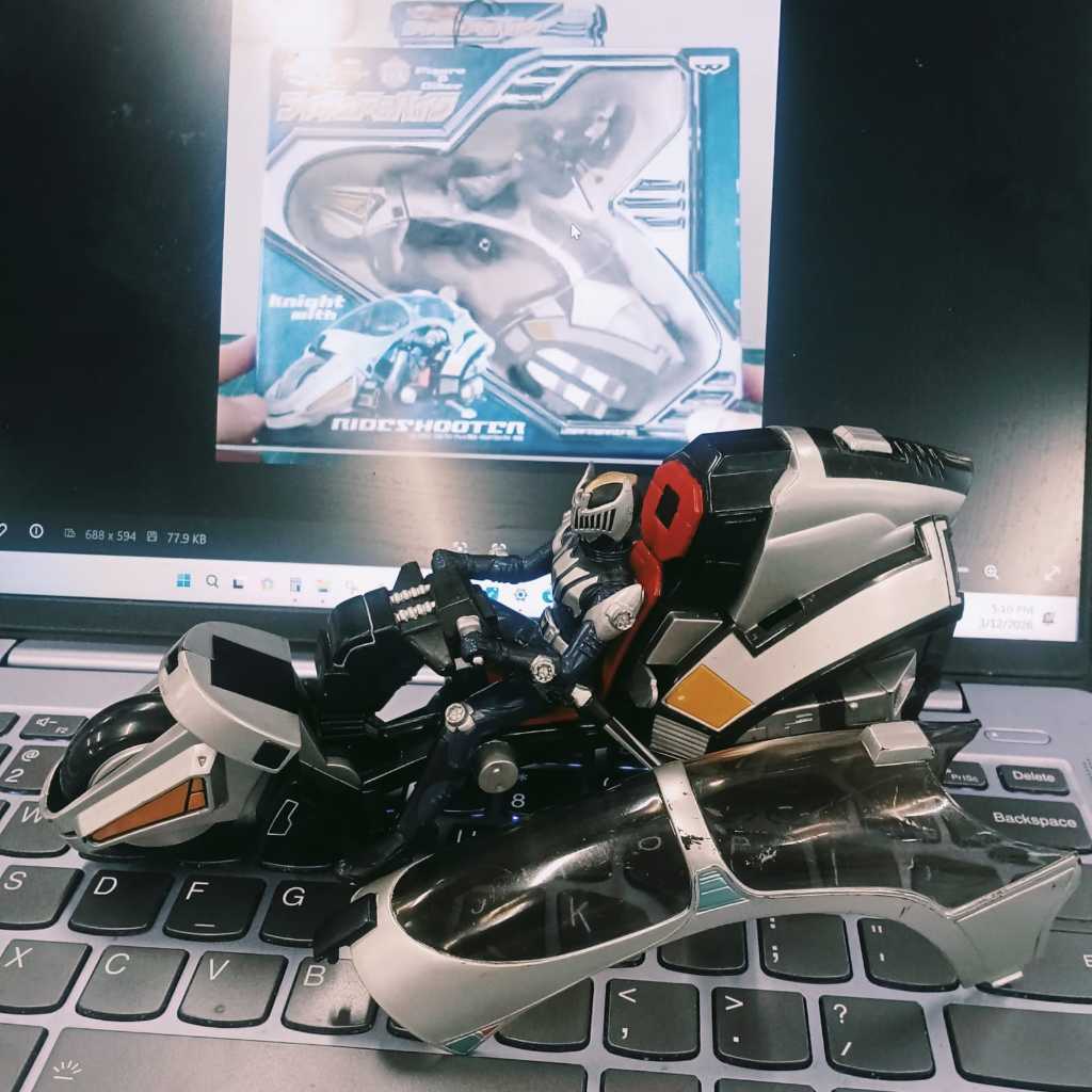 Jual Bandai DX Ride Shooter + Kamen Rider Knight Figure Ryuki Series ...