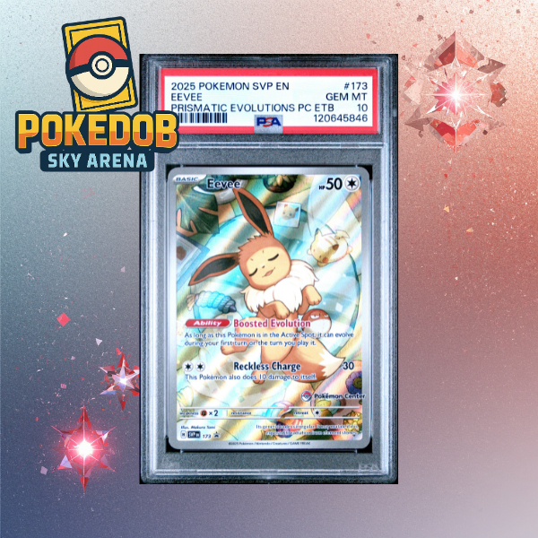 Jual PSA 10 GEM MINT Eevee #173 Pokemon Center Promo 2025 SV Black