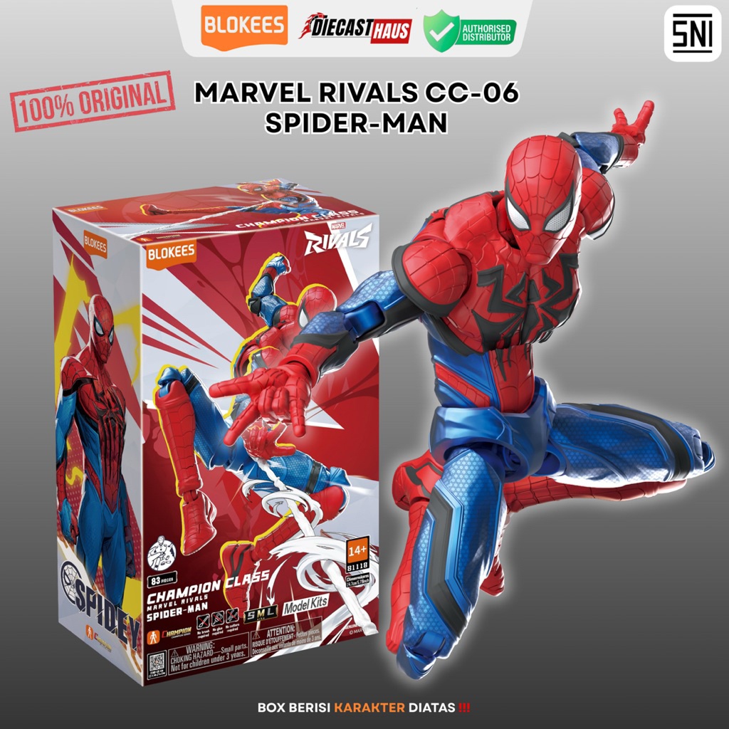 Jual BLOKEES Figures Marvel Heroes, Marvel Rivals Champion Class ...
