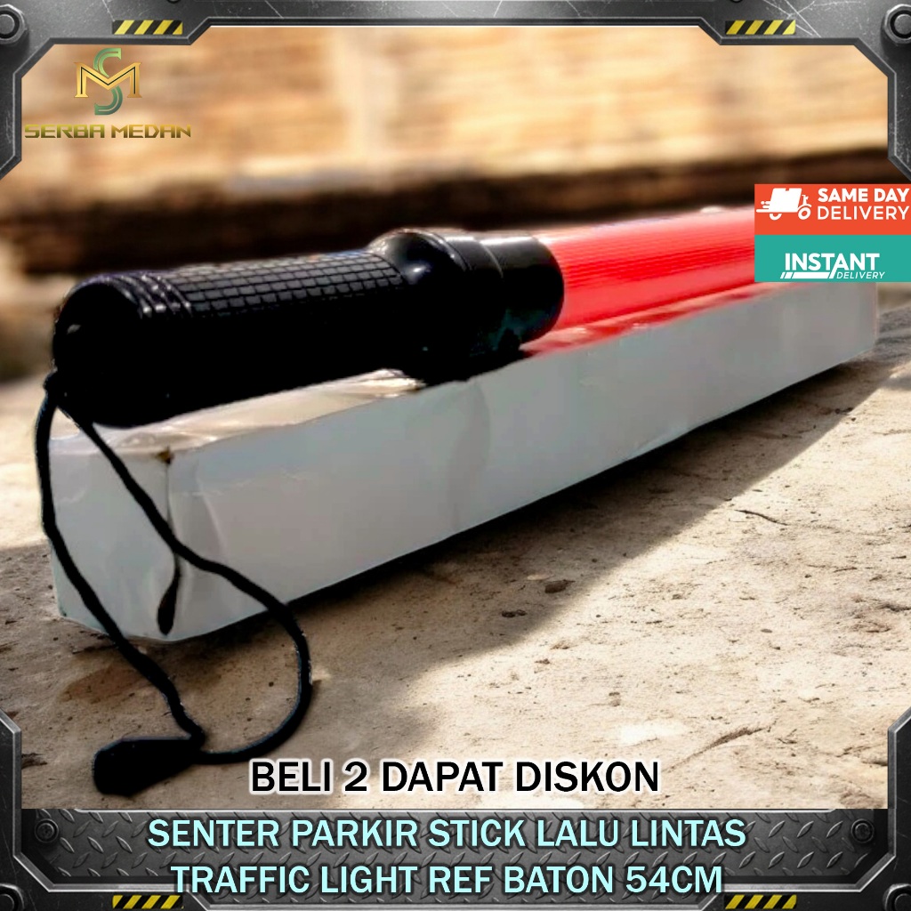Jual Stick Parkir Senter Parkir Tongkat Parkir Lalin 54 cm Stick Lalu ...