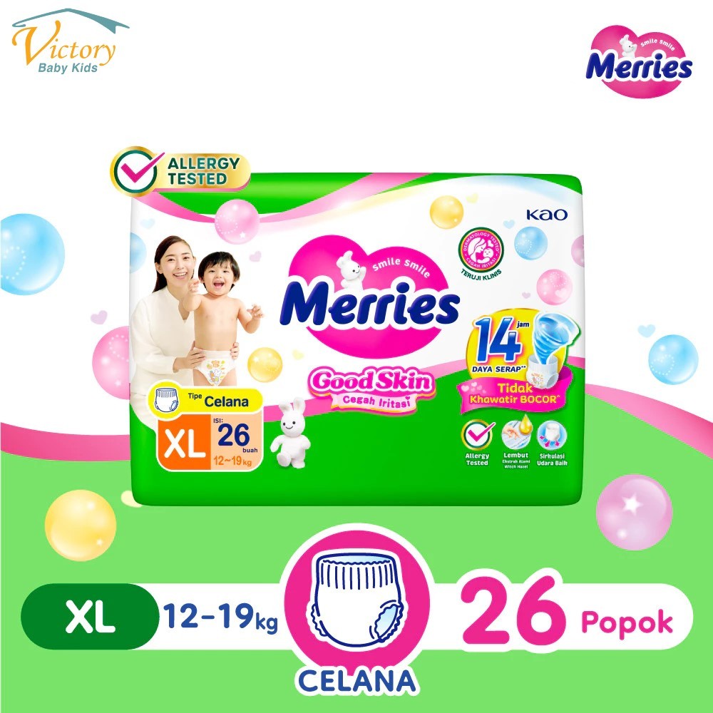 Jual Diapers Merries XL Pants Terlengkap & Harga Terbaru Mei 2026 ...