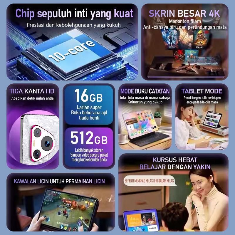 Jual COD Tablet Xiaomi PadPro 2026 Android 13.0 Layar Penuh 10.1 Inci ...