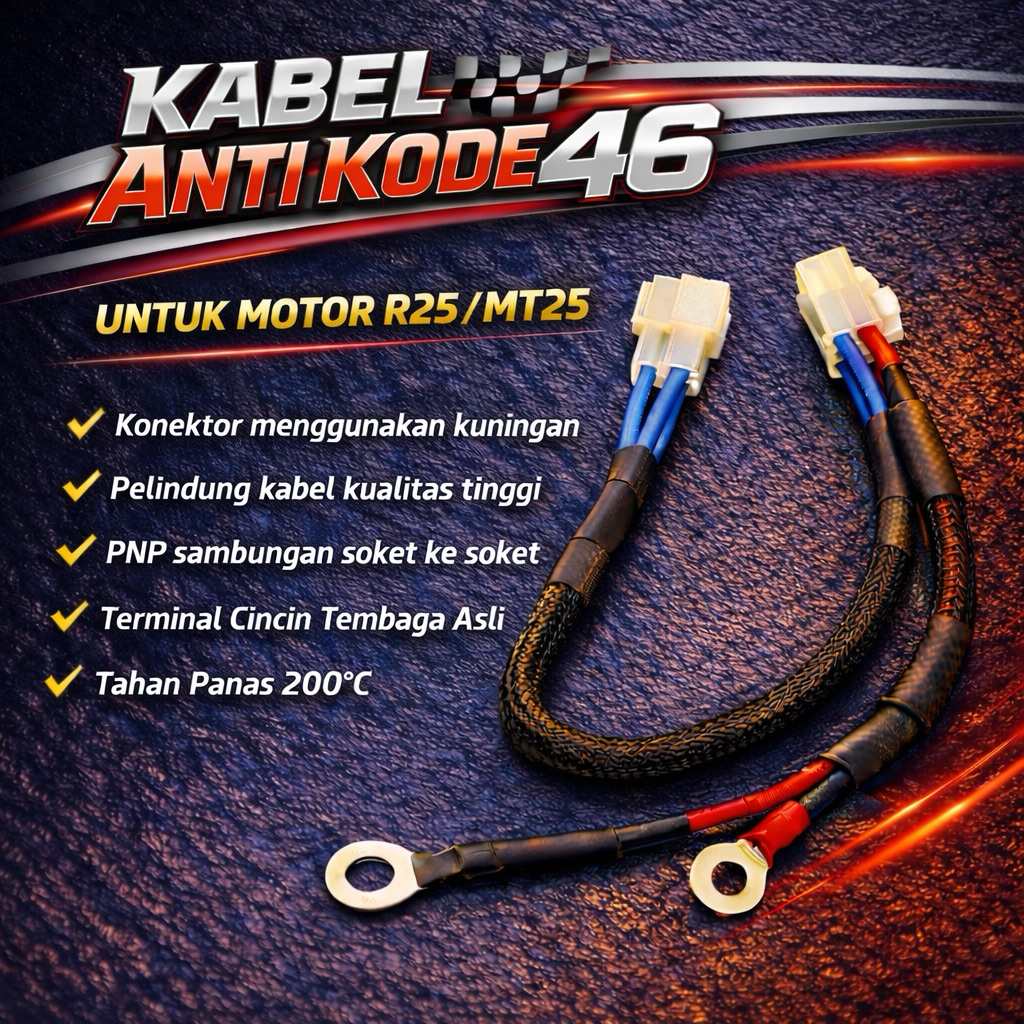 Jual Kabel/Soket kiprok anti kode 46 R25/MT25 Tahan panas 200°C ...